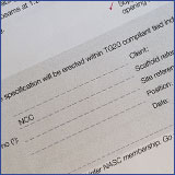 TG20:13 Compliance Checks Certification and Scaffolding Design Form